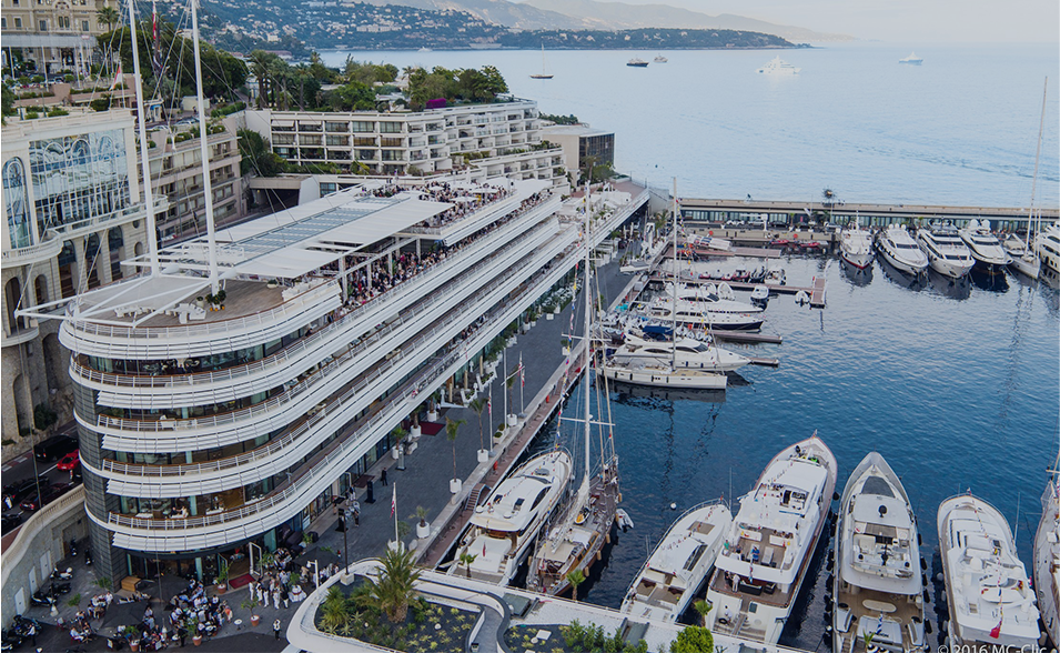 VIC Location im besuchten Hafen von Monaco