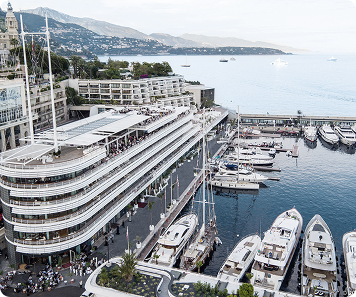 VIC Location im Hafen von Monaco